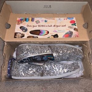 Bobs Silver Sparkly Shoes